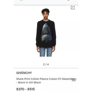 Givenchy Shark crewneck sweatshirt